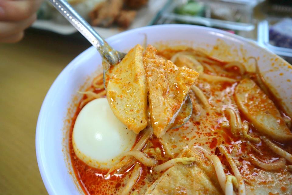 the green bean shop - fish cake and tau pok