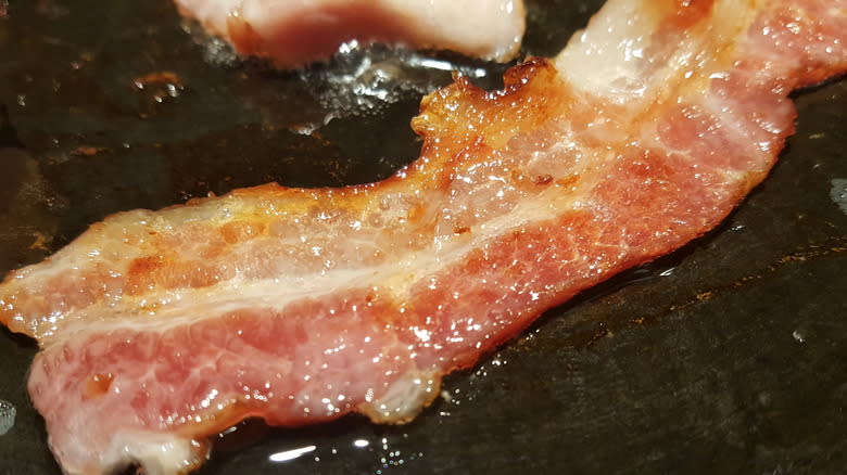 single strip of bacon