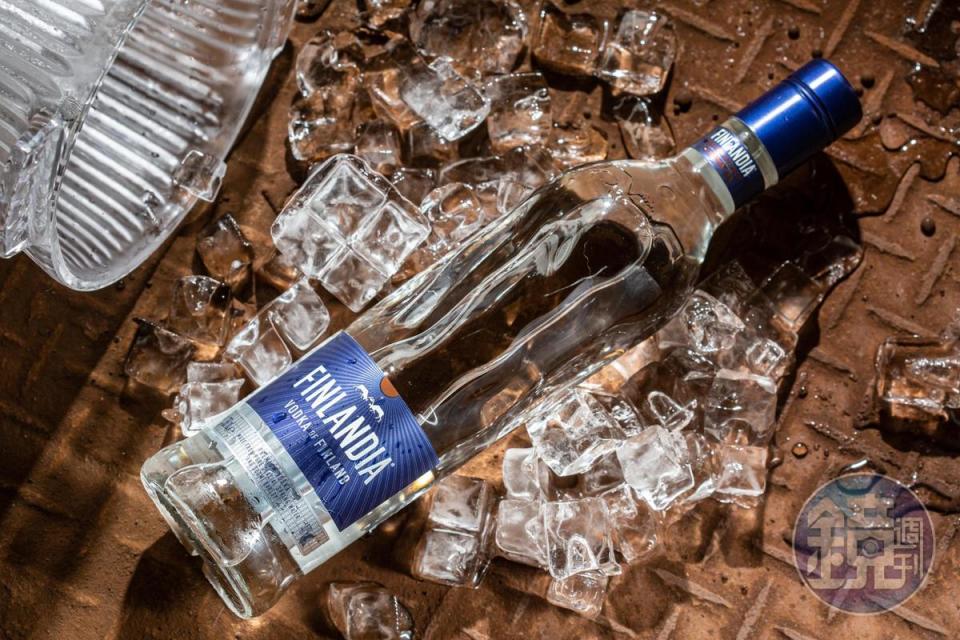 「Finlandia Vodka」醇美帶辣勁。（150元／杯）