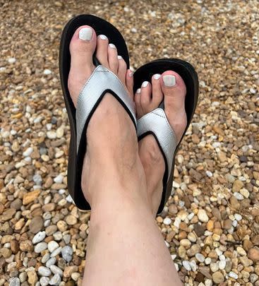 Aerothotic flip-flops because yes, flip-flops can go hand-in-hand with comfort