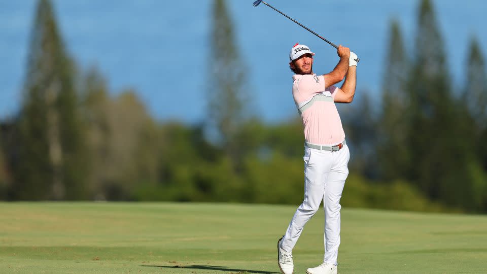 American golfer Max Homa at Plantation Course at Kapalua Golf Club Hawaii earlier this month. - Michael Reaves/Getty Images