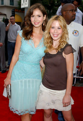 Ashley Jones and Tara Lipinski at the Los Angeles premiere of New Line's The Notebook