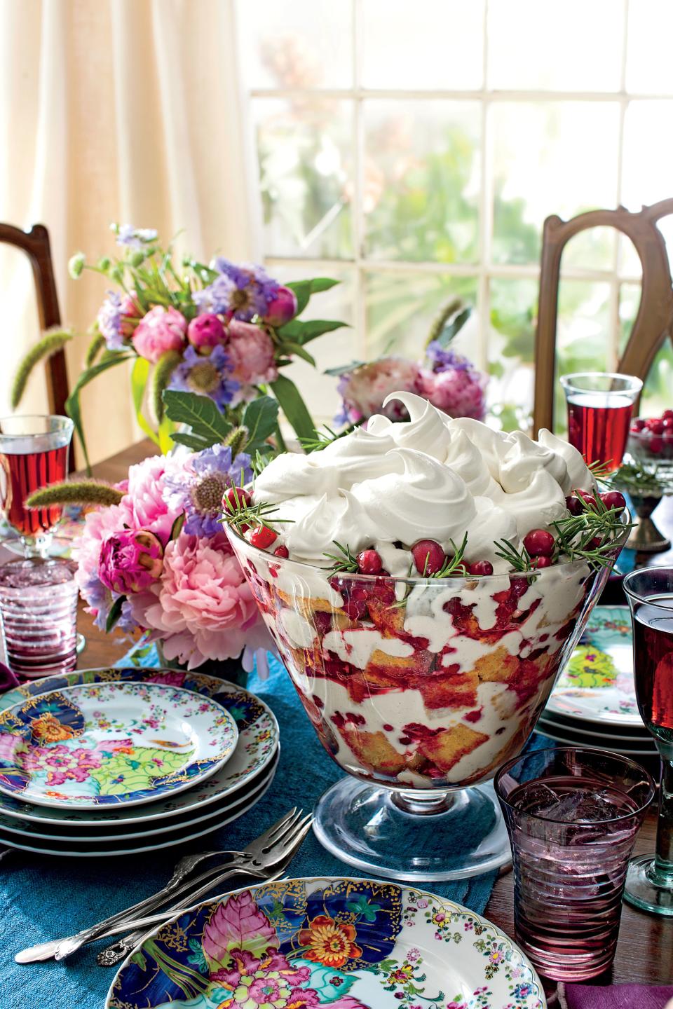 Cherry-Spice Cake Trifle