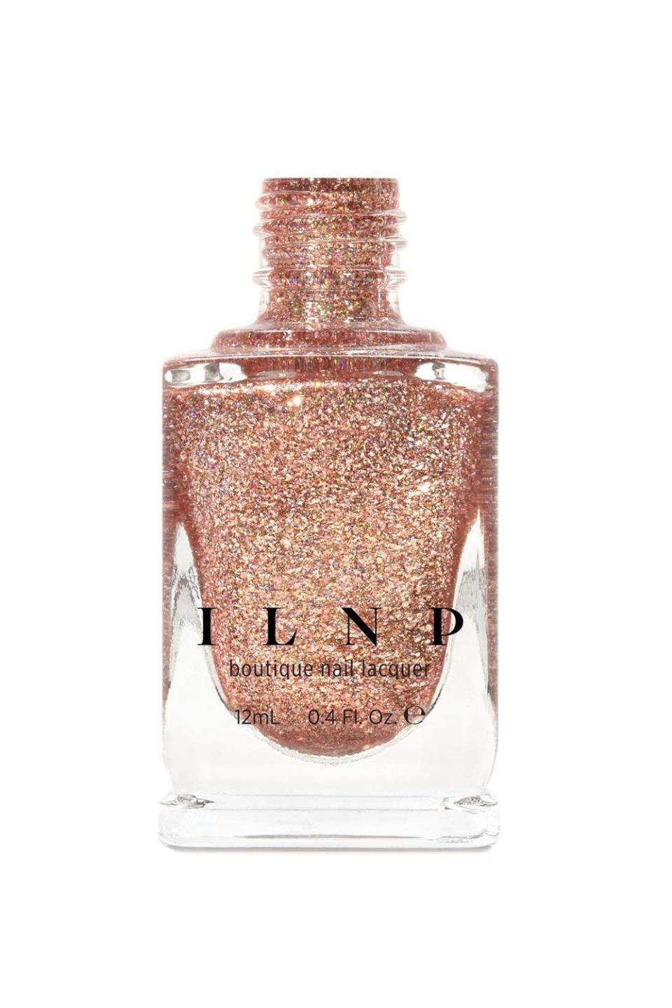 10) ILNP Juliette Holographic Nail Polish in Rose Gold