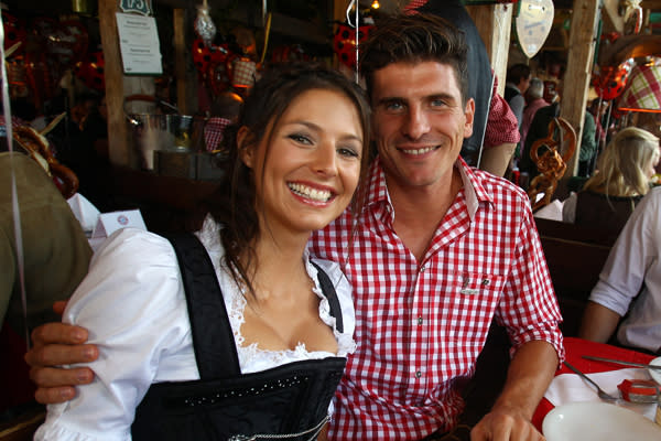 Mario Gomez und Silvia Meichel
