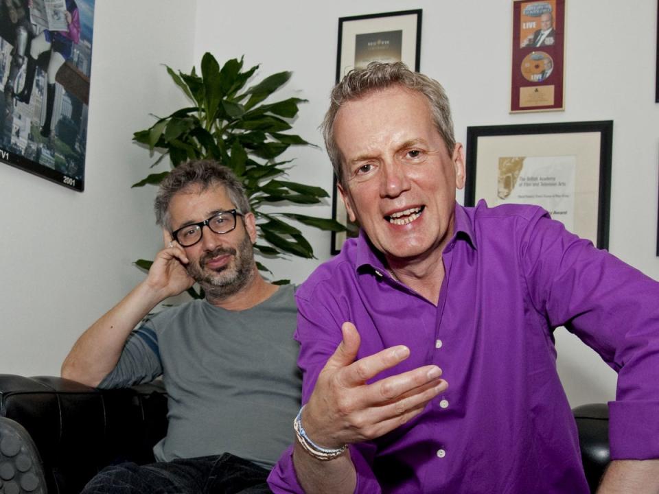 David Baddiel and Frank Skinner’s friendship ‘has never diminished’ (Shutterstock)