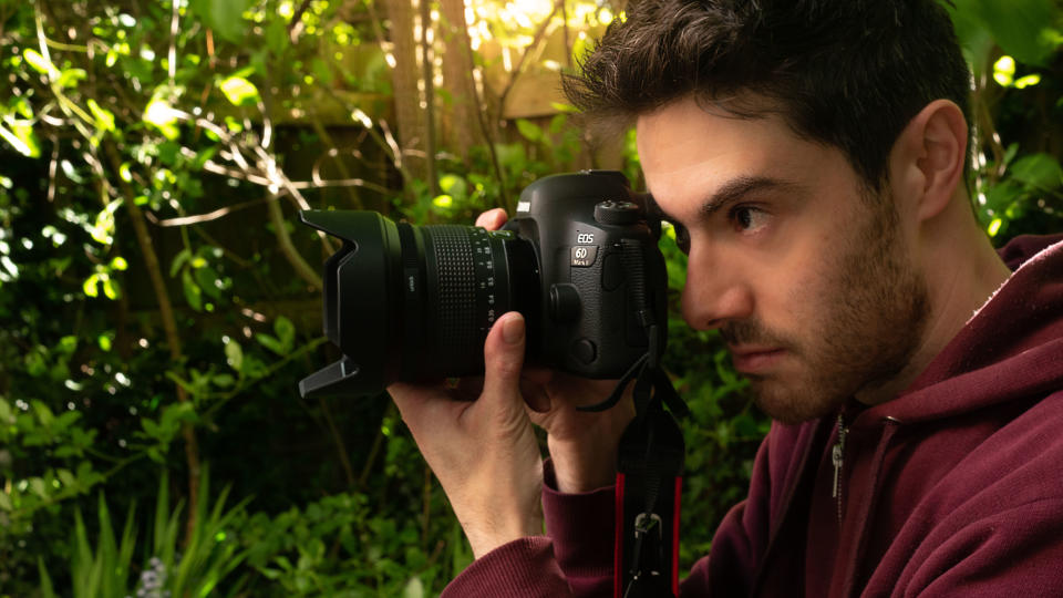 Peter Fenech with camera