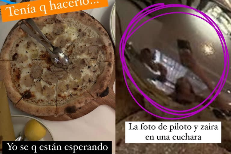 Una cuchara delató el encuentro entre el polista y Zaira Nara