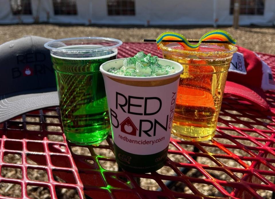 Red Barn Cidery in Congers will have green beer, green hard cider, an Irish coffee and a pot of gold cider for St. Paddy's Day.