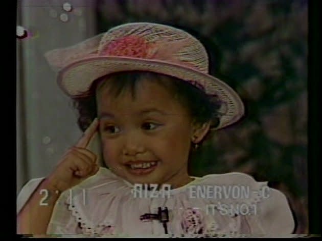 The many faces of little Aiza (Screen grab from Eat Bulaga video, used with permission)