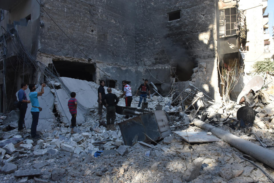 Warplanes pound Aleppo – Dozens killed