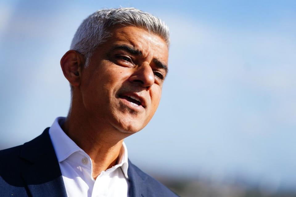 Mayor of London Sadiq Khan has launched a ‘groundbreaking’ scheme to cut Tube and train fares on Fridays (Victoria Jones/PA) (PA Wire)