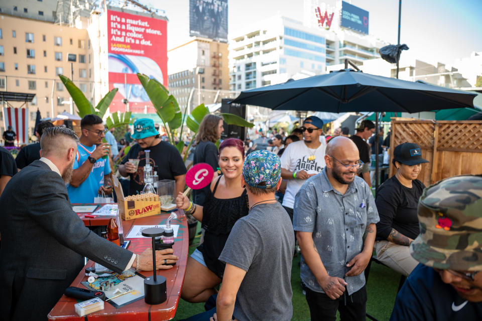 The dab bar at the Cannabis & Movies Club. - Credit: David J. Crewe/Courtesy Cannabis & Movies Club