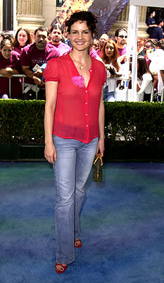 Carla Gugino at the Los Angeles premiere of Disney's Atlantis: The Lost Empire