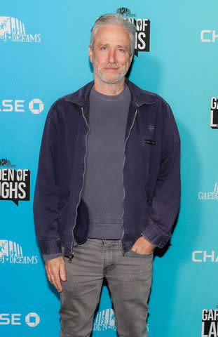 <p>MSG Entertainment</p> Jon Stewart at 2024 Garden of Laughs comedy event at The Theater at MSG to benefit the Garden of Dreams Foundation.