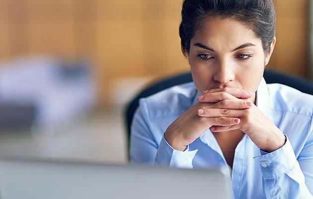 Work stress could lead to emotional eating. Photo: Getty