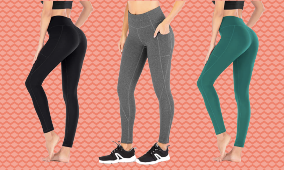 These on-sale leggings come in a slew of colors and patterns. (Photo: Amazon)