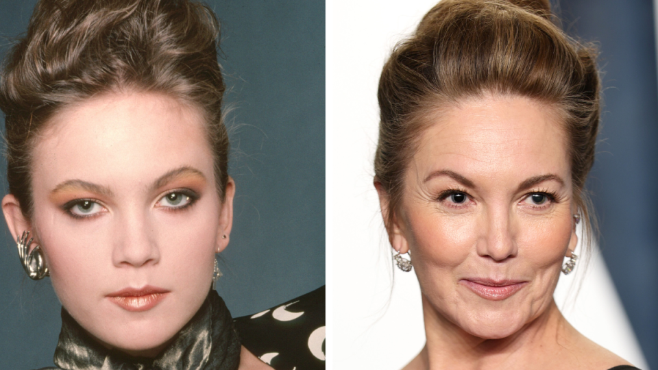 Diane Lane Left: 1989; Right: 2022