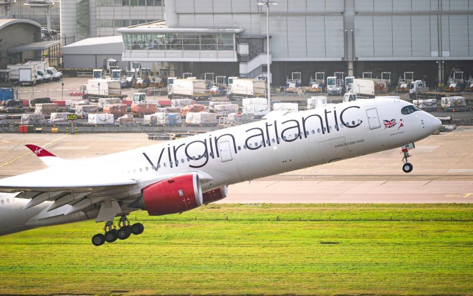 Heathrow airport Virgin - Doug Peters/PA Wire