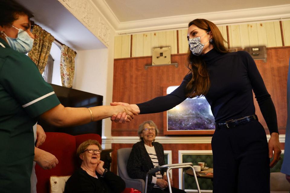 Catherine, Princess of Wales, visits the Oxford House Nursing Home to meet with staff and residents and hear how delivering high-quality, patient-focused care is at the centre of the homes work