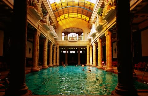 The city has 118 geothermal springs and numerous public baths - Credit: GETTY