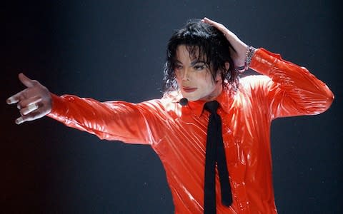 Michael Jackson performs "Dangerous" in California in 2002  - Credit: AP
