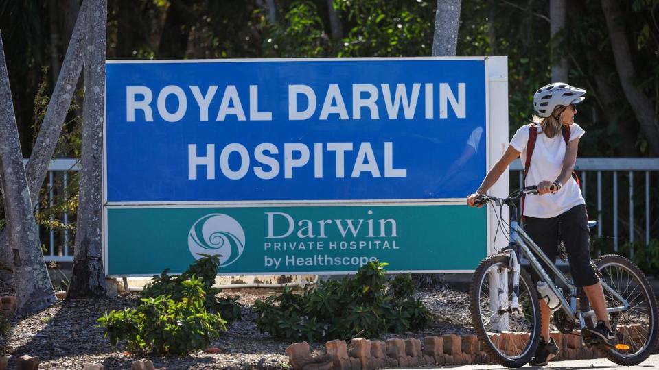 Some of those involved in the crash were still being treated in the Royal Darwin Hospital as of Monday afternoon (Photo by DAVID GRAY / AFP)