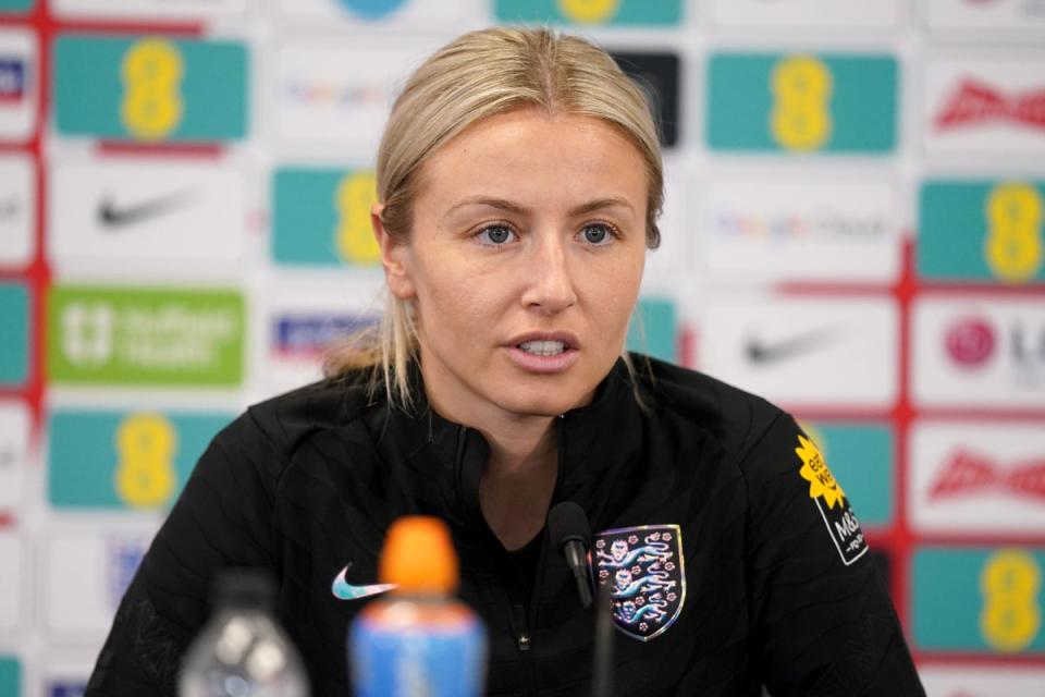 England captain Leah Williamson will wear the ‘OneLove’ armband during the Arnold Clark Cup (Mike Egerton/PA). (PA Wire)