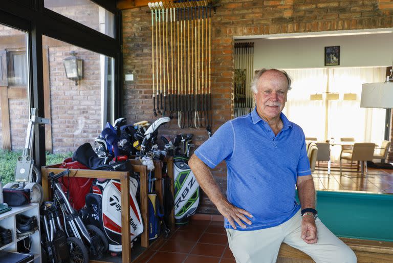El sector golf de Ellerstina, uno de los lugares predilectos de Gonzalo Pieres, que tiene 12 de handicap, pero ha jugado con 6