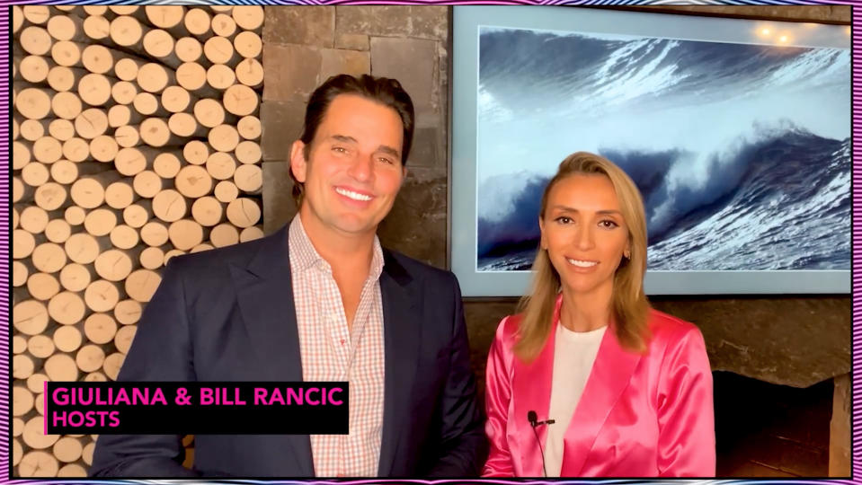 Bill Rancic and Giuliana Rancic smiling together