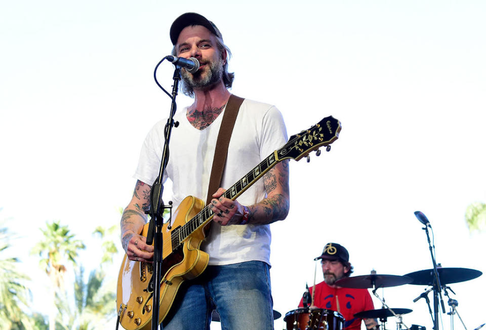 Ben Nichols of the band Lucero performs onstage during 2016 Stagecoach California’s Country Music Festival at Empire Polo Club on April 29, 2016 in Indio, California. (Photo: Frazer Harrison/Getty Images)