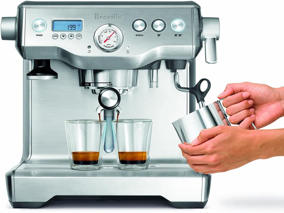 espresso machine double boiler breville