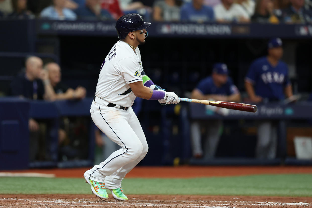 Isaac Paredes #17 of the Tampa Bay Rays