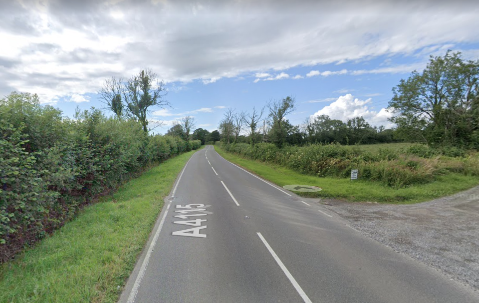 The crash happened on the A4115 between Templeton and Cross Hands in Pembrokeshire, Wales. (Google Maps)