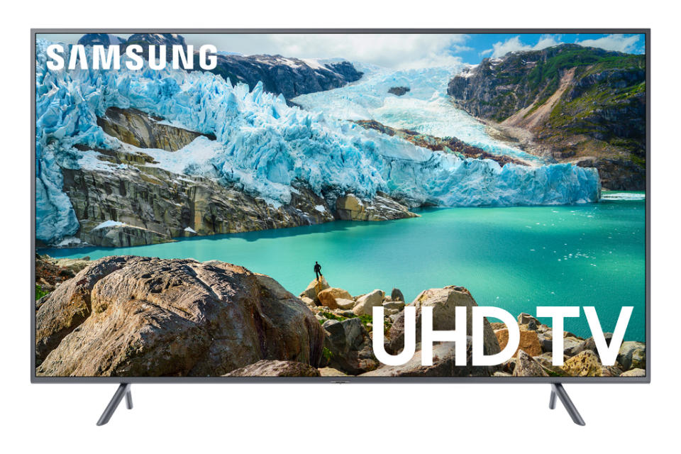 Save on the Samsung Class 4K Smart LED TV UN75RU7200 2019. (Photo: Walmart)