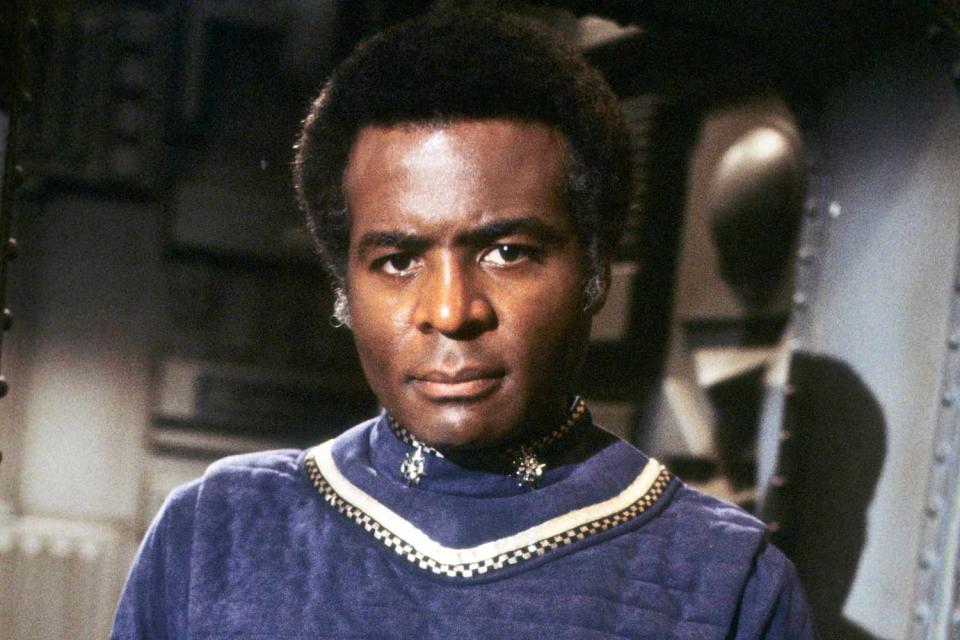 <p>ABC Photo Archives/Disney General Entertainment Content via Getty</p> Terry Carter in July 7, 1978 pilot of "Battlestar Galactica."