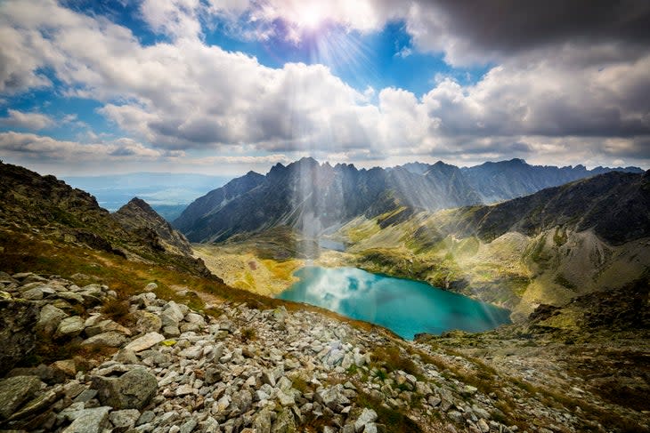 <span class="article__caption">Great Hinczowy Pond in the Tatra Mountains, Slovakia.</span> (Photo: ewg3D/E+ via Getty Images)