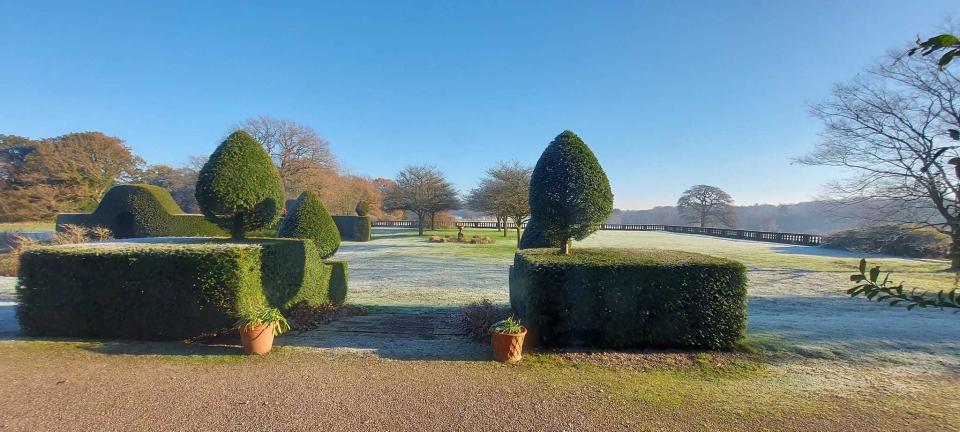 A crisp morning at Arley Hall by Jane Watson