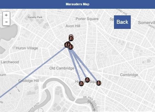 The Chrome extension, dubbed “Marauder’s Map” in a tongue-in-cheek nod to Harry Potter, harvests your friends’ location data to map a history of their movements over time.