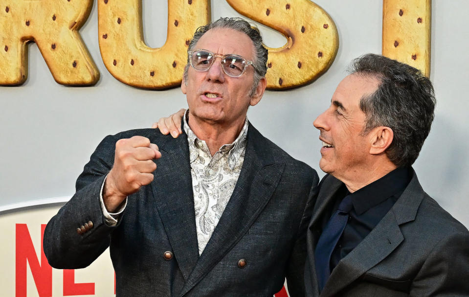 Jerry Seinfeld and Michael Richards (Frederic J. Brown / AFP - Getty Images)