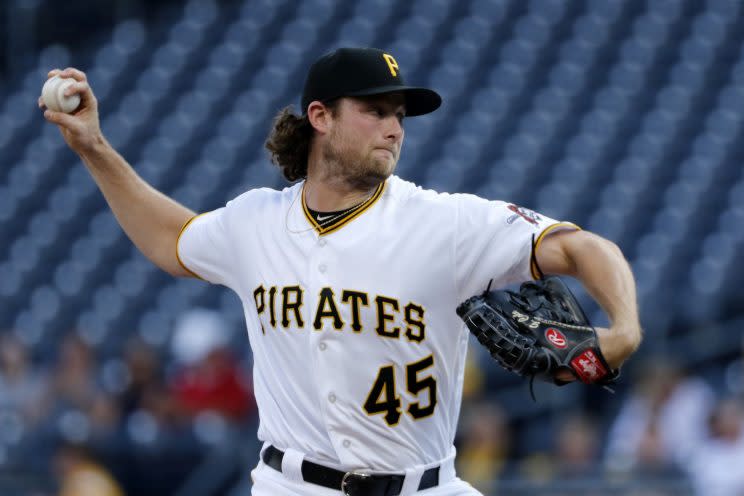 Could the Pirates cut ties with Gerrit Cole and accelerate a rebuild? (AP)