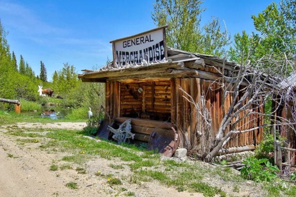 Kitschy in its past life, the fittings include a general store for theme purposes. Audrey Todd Davis