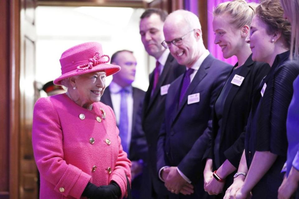 Queen Elizabeth Steps Out Solo on 71st Wedding Anniversary