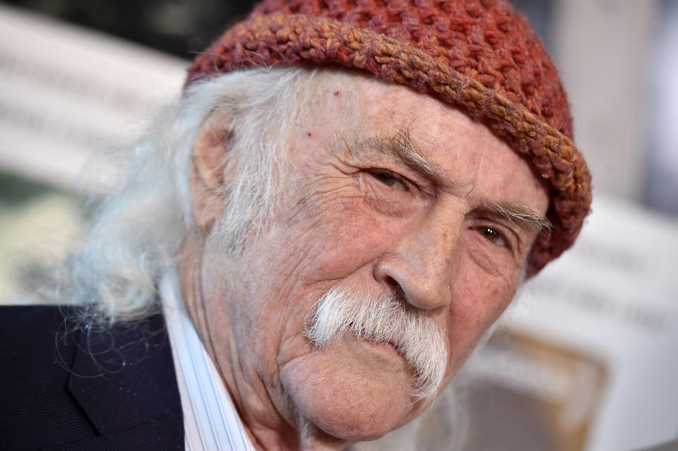 David Crosby at his film's Los Angeles premiere. (Photo: Axelle/Bauer-Griffin/FilmMagic)