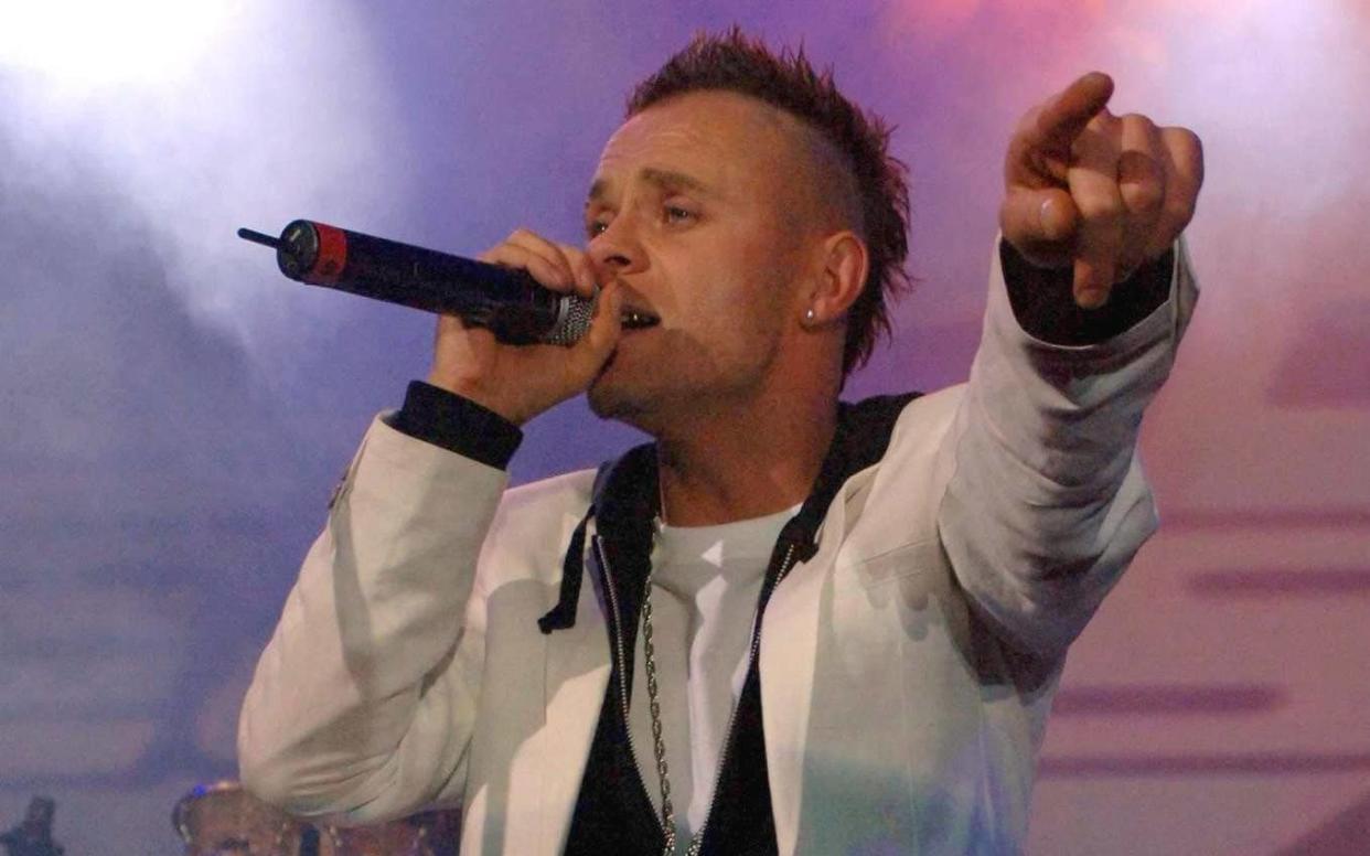 Brian Harvey performing in 2006 - PA