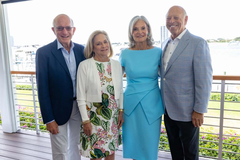 Tom and Bonnie Strauss, left, and Marlene and Martin Silver are chairing the third annual Palm Beach luncheon to benefit the Michael J. Fox Foundation's research into a cure for Parkinson's Disease.