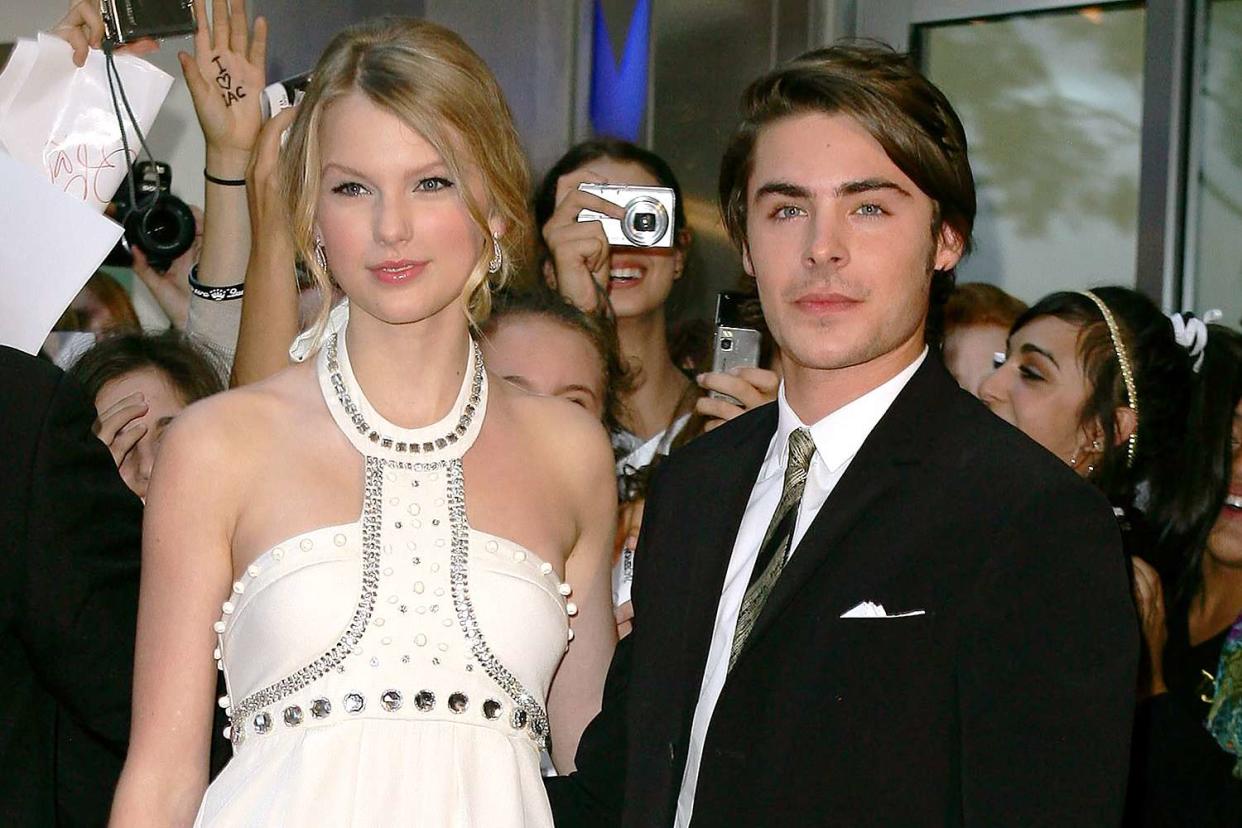 <p>Don Arnold/WireImage</p> Taylor Swift and Zac Efron