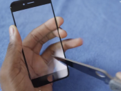 <b>Here’s a look at just how scratch resistant the screen might be…</b> YouTube user Marques Brownlee recently posted a video showing what he said was the iPhone 6′s sapphire crystal display. In the video, he puts the display through a rigorous torture test, which includes scratching it with a knife, bending it under his shoe, and scraping it with keys. The screen was able to hold up without any noticeable damage.