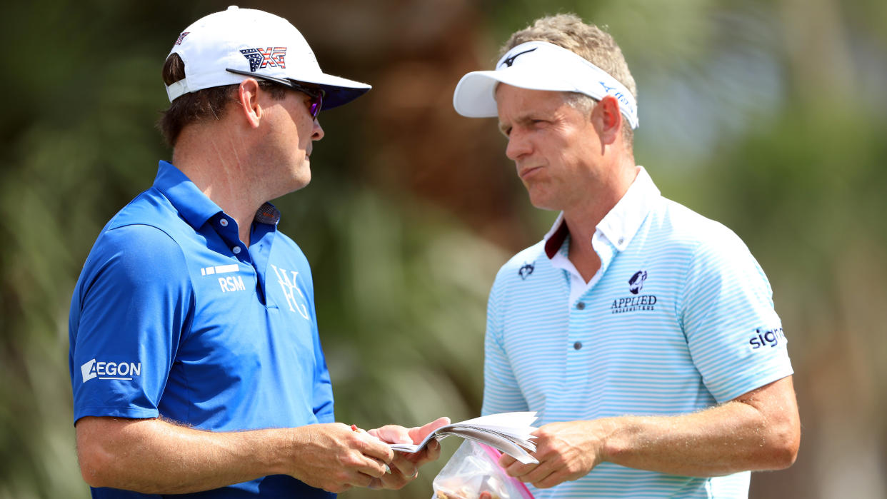  Zach Johnson and Luke Donald at the Honda Classic at PGA National 