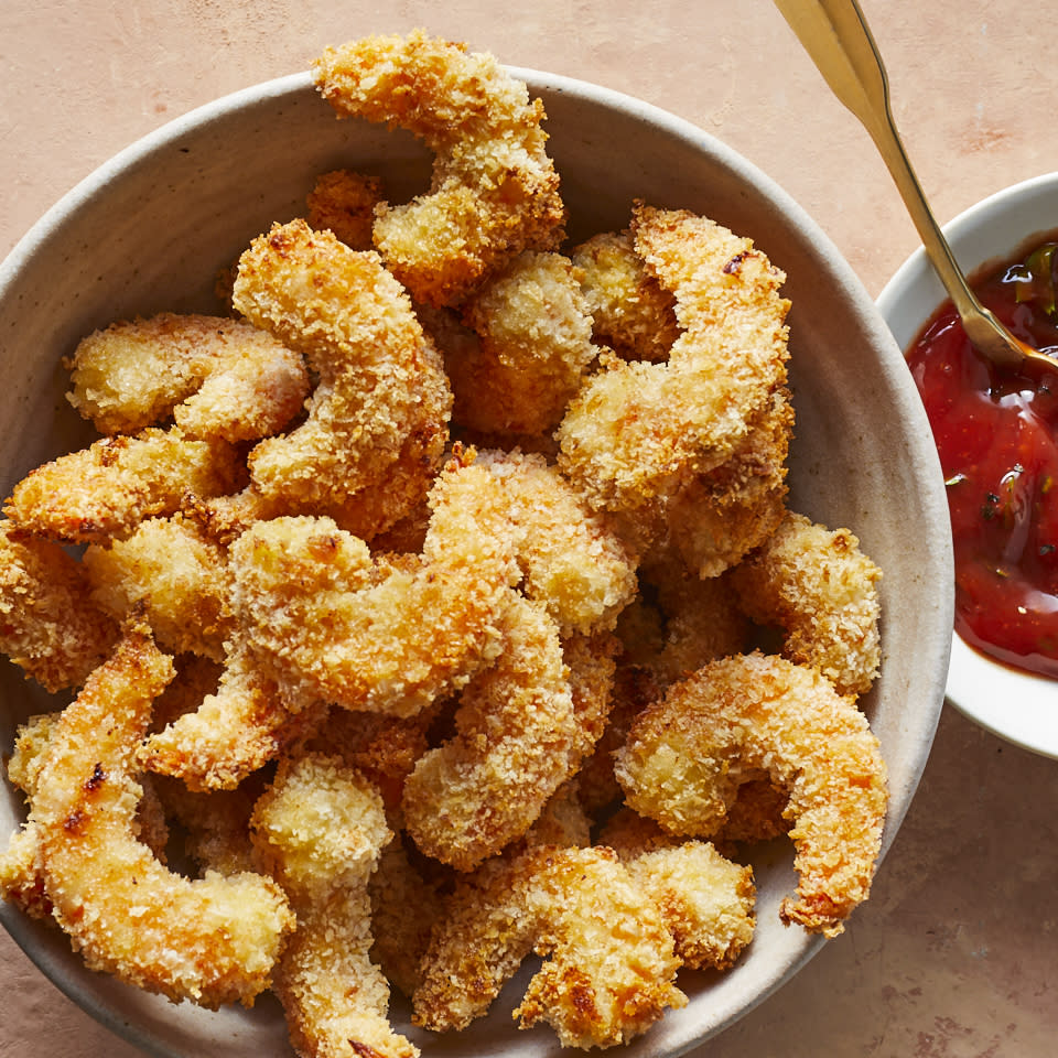 Air-Fryer Popcorn Shrimp